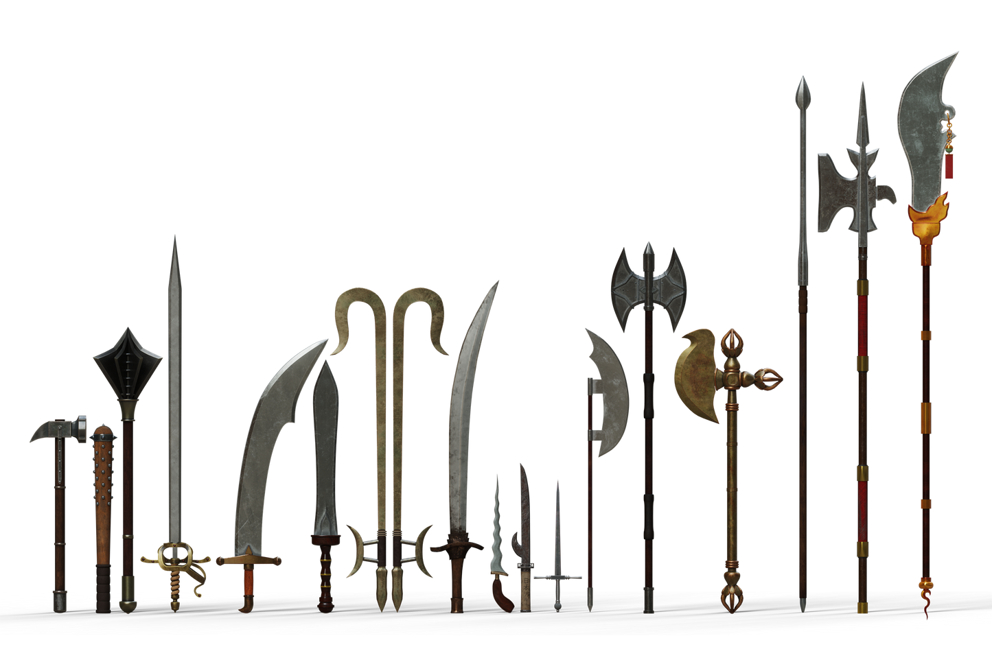 Stu.art - Ancient Melee Weapons Vol. 1 Model Pack