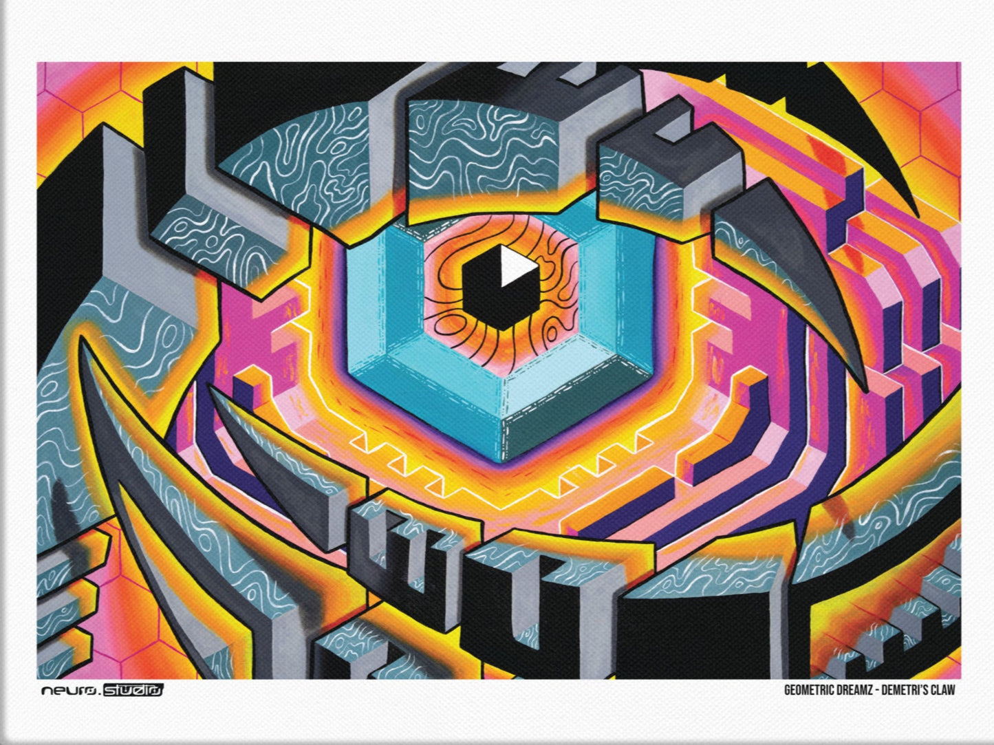 Geometric Dreamz - Demetri's Claw Print