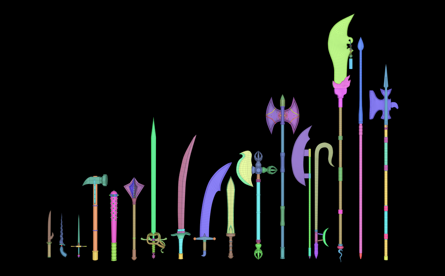 Stu.art - Ancient Melee Weapons Vol. 1 Model Pack
