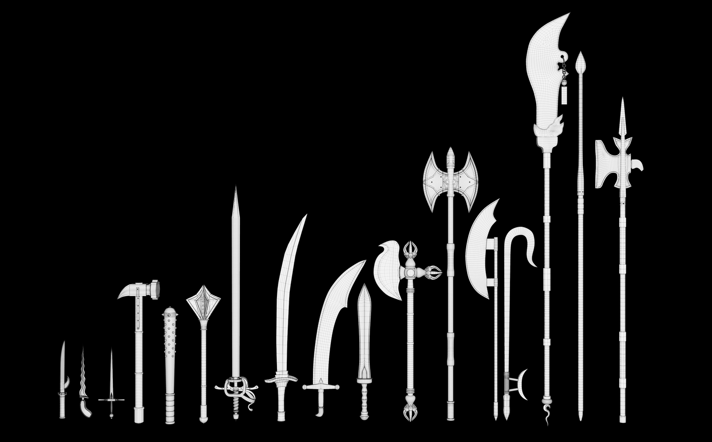 Stu.art - Ancient Melee Weapons Vol. 1 Model Pack